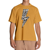 Leopard Lightning Bolt Cheetah Animal Print Sweatshirt Urban Heavy T-shirt | Artistshot