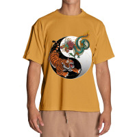 Asian Dragon Tiger Yin Yang Tiger Urban Heavy T-shirt | Artistshot