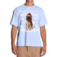 Merry Christmas Ornament Anatolian Shepherd Dog Xmas Santa Pullover Ho Urban Heavy T-shirt | Artistshot