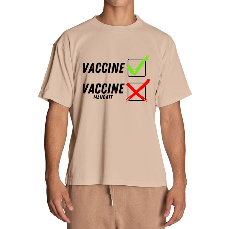 Stop The Vaccine Mandate Urban Heavy T-shirt by Lydiakloppe | Artistshot