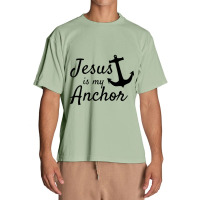 Jesus Is My Anchor Christian Boating Lovers Sailing Urban Heavy T-shirt | Artistshot