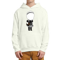 Slenderman Maid Chibi Urban Pullover Hoodie | Artistshot