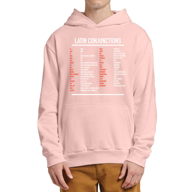 Latin Conjunctions, Latin Conjunction, Conjunctions, Latin, Conjunctio Urban Pullover Hoodie by SHKUNLUD | Artistshot