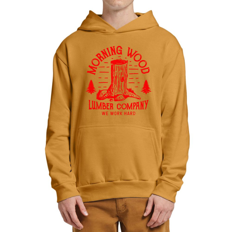 Morning Wood Company Urban Pullover Hoodie by GassPoll | Artistshot