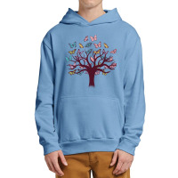 Butterfly Tree Design, Butterfly Tree Beautiful, Butterfly Tree, Beaut Urban Pullover Hoodie | Artistshot