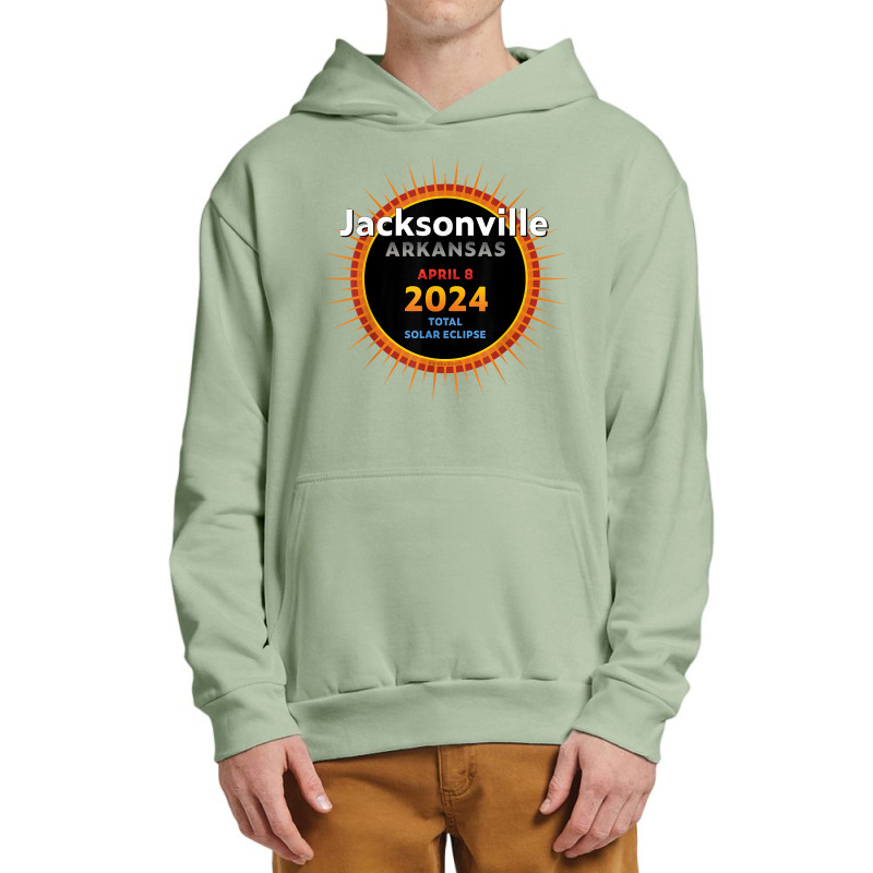 Jacksonville Arkansas Ar Total Solar Eclipse 2024  2  T Shirt Urban Pullover Hoodie by cm-arts | Artistshot