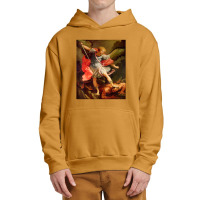 Angels Archangel Michael Defeating Satan Christian Warrior Urban Pullover Hoodie | Artistshot