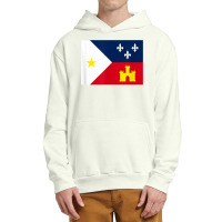 Acadiana Louisiana Flag T Shirt Urban Pullover Hoodie | Artistshot