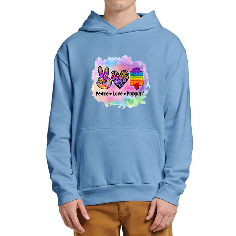 Peace Love Poppin Anti Stress Simply 1 Urban Pullover Hoodie | Artistshot