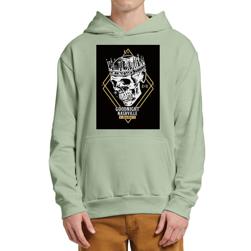 Goodnight Skull Urban Pullover Hoodie | Artistshot