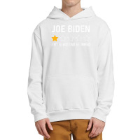 Funny Joe Biden 1 Star Review Very Bad Would Not Recommend T Shirt Urban Pullover Hoodie | Artistshot