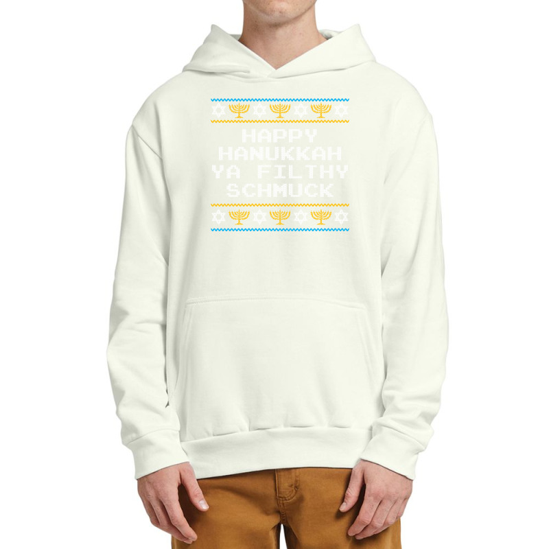 Funny Jewish Hanukkah Ya Filthy Schmuck Urban Pullover Hoodie | Artistshot