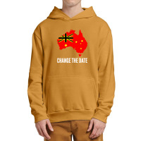 Invasion Day Change The Date Urban Pullover Hoodie | Artistshot