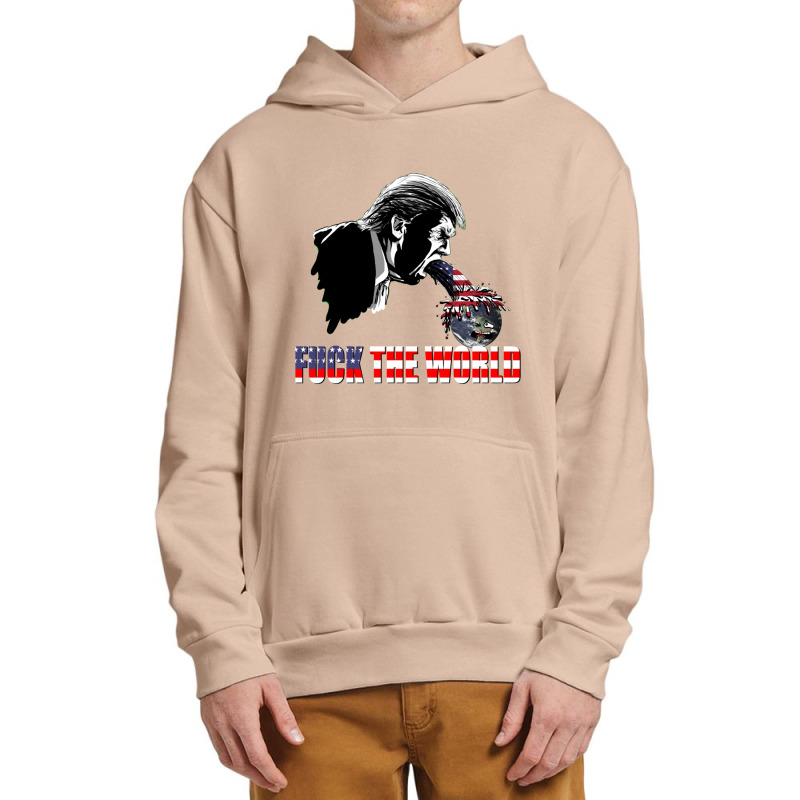 Trump Vs The World Urban Pullover Hoodie | Artistshot