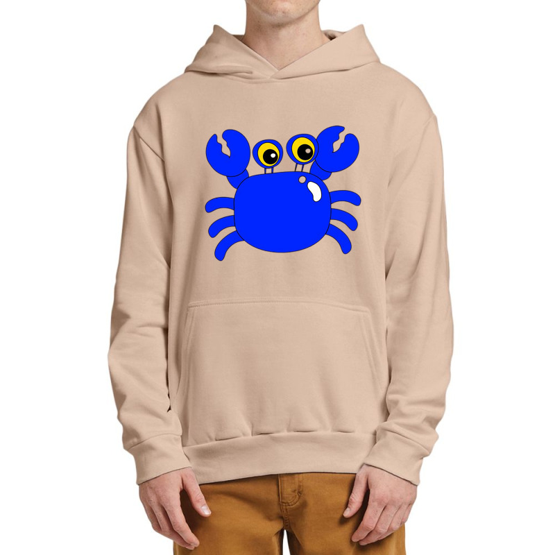 Blue Crab Urban Pullover Hoodie | Artistshot