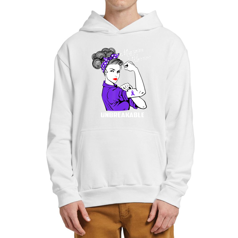 Migraine Warrior Unbreakable Awareness Urban Pullover Hoodie | Artistshot