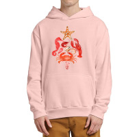 Crustaceancore Christmas, Crab Lobster, Crustaceancore Vintage, Ocean  Urban Pullover Hoodie | Artistshot