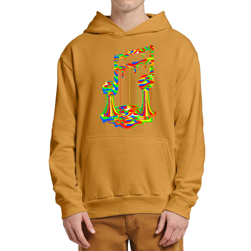 Melting Music Note Cute Musician Song Writer Singer Urban Pullover Hoodie | Artistshot