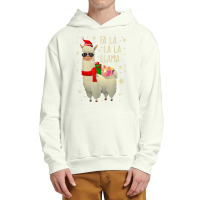 Fa La La Llama   Funny Falala Llama Christmas T Shirt Urban Pullover Hoodie | Artistshot