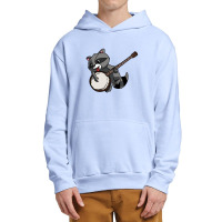 Banjo Player Thrash Panda Musical Instrument Instrumentalist Urban Pullover Hoodie | Artistshot