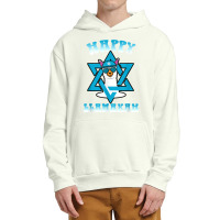 Happy Llamakah Jewish Holiday Hanukkah Chanukkah Llama T Shirt Urban Pullover Hoodie | Artistshot