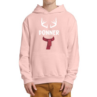 Donner Reindeer Christmas Matching Pjs Group Costume Gift Pullover Urban Pullover Hoodie | Artistshot