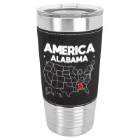 Usa Alabama, Usa Alabama Vintage, Usa Alabama Art, Usa Alabama Paintin Leatherette Tumbler | Artistshot