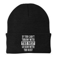 If You Can't Track And Field Shot Put Discus Thrower T Shirt Beanie | Artistshot