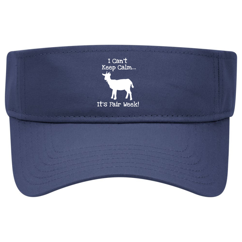 State And County Fair Show Goat Farm Animal Showing T Shirt Visor hat by DarleneLee89 | Artistshot