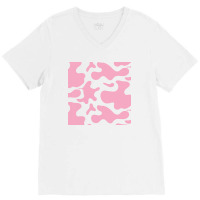 Strawberry Cow V-neck Tee | Artistshot