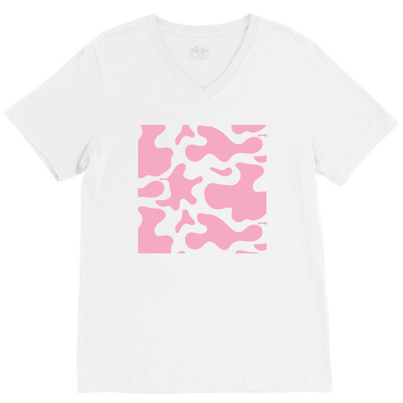 Strawberry Cow V-Neck Tee by Prince Ali | Artistshot