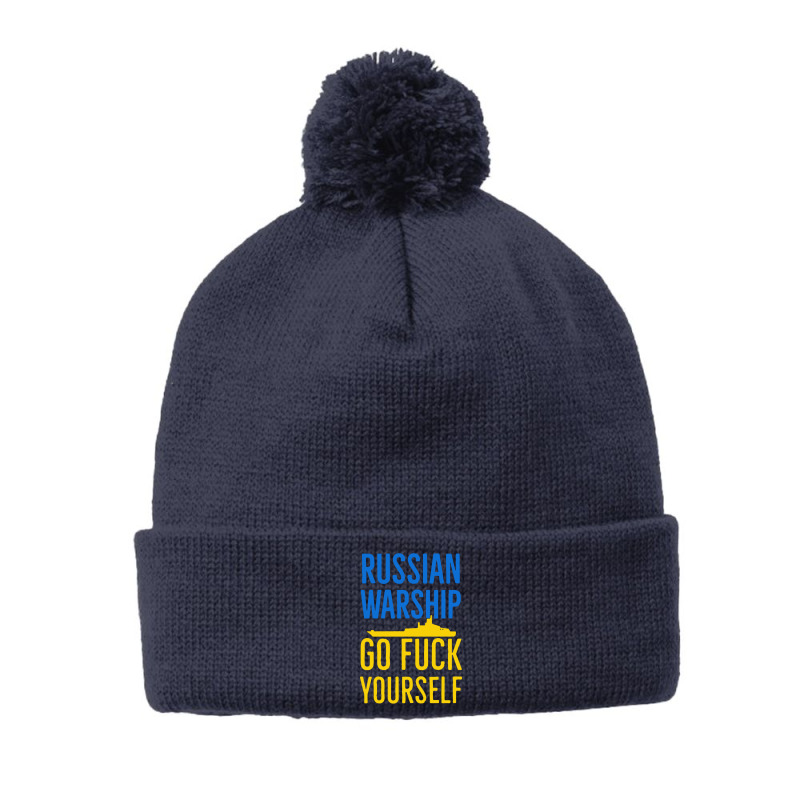 Russian Warship Go Fuck Yourself Pom Pom Beanie | Artistshot