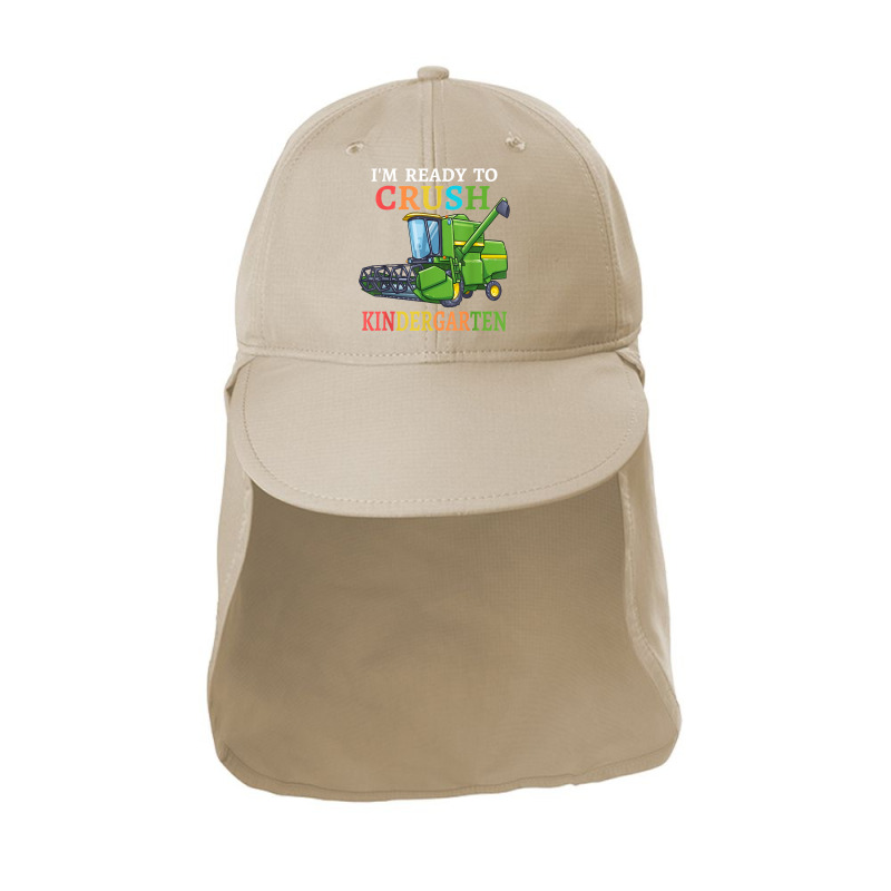 Kids Combine Harvester Back To School I'm Ready To Crush T Shirt Sun Shade Cap by peersodshamiw8 | Artistshot