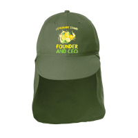 Lemonade Stand Founder And Ceo Lemon Juice Boss T Shirt Sun Shade Cap | Artistshot