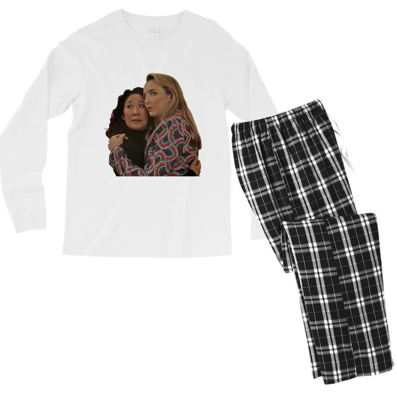 Killing Eve, Villanelle,jodie Comer,villanelle Jesus,drag,drag King,po Men's Long Sleeve Pajama Set | Artistshot