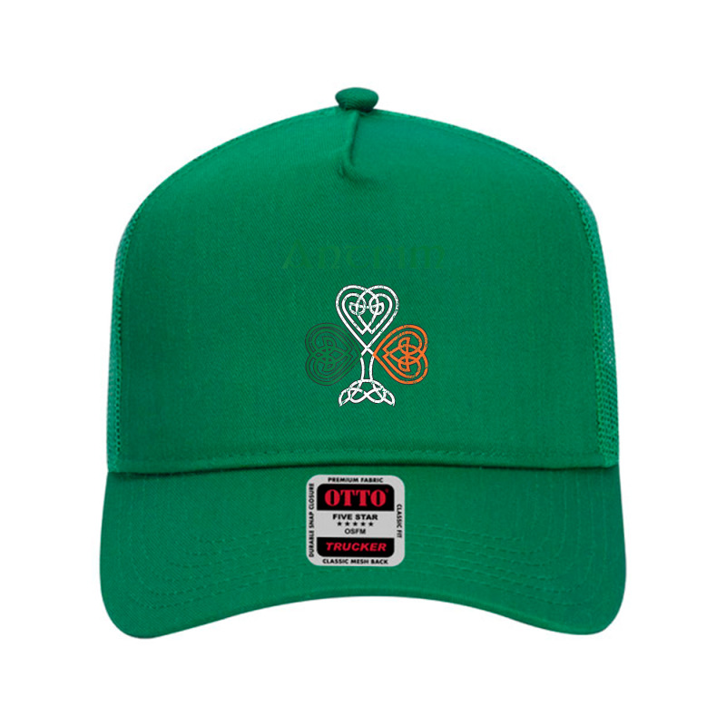 County Antrim Belfast Shamrock Ireland Flag, Craic And Ceol, T Shirt Mesh Back Trucker Hat by GradenKacers | Artistshot