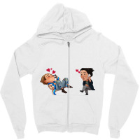 Killing Eve, Villanelle,jodie Comer,villanelle Jesus,drag,drag King,po Zipper Hoodie | Artistshot