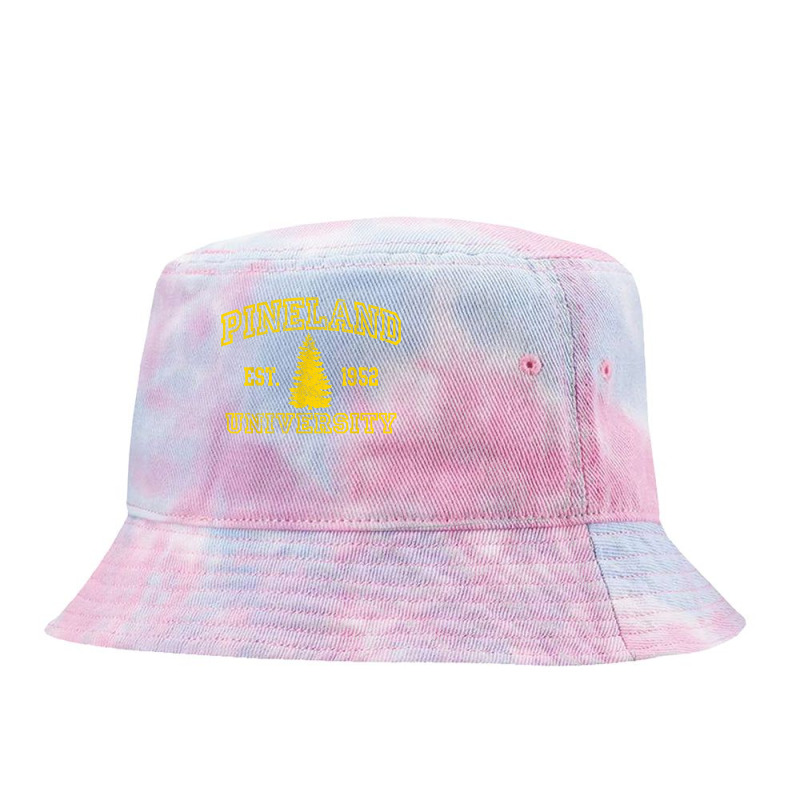 Pineland University Yellow Lettered Heavy Cotton Shirt T Shirt Tie Dyed Bucket Hat | Artistshot