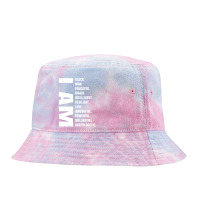 I Am Black Man Tie Dyed Bucket Hat | Artistshot