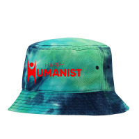 Happy Humanist Symbol Tie Dyed Bucket Hat | Artistshot