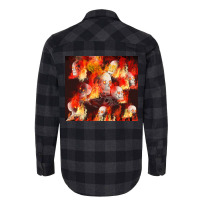 Melted Skull Flannel Shirt | Artistshot