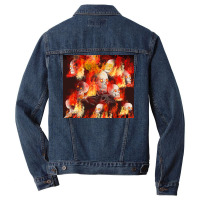 Melted Skull Men Denim Jacket | Artistshot