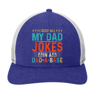 Mens Daddy Shirt. Dad Jokes Dad A Base Database Fathers Day T Shirt Snapback Trucker Cap | Artistshot