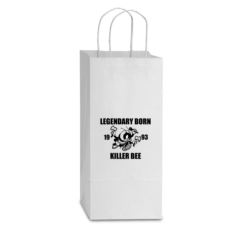 Legendary Born Double Wine Paper Bag - 6 1/2 X 3 1/2 X 12 3/8 | Artistshot