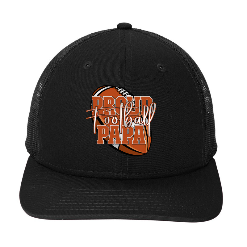 Proud Football Papa Family Matching Snapback Trucker Cap by pester | Artistshot