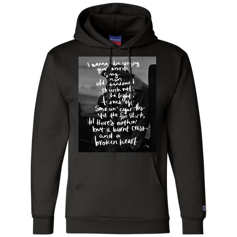 The Glorious Sons Lyrics Champion Hoodie | Artistshot