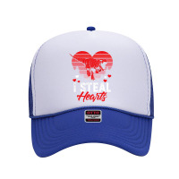 I Steal Hearts Tshirt Valentines Day Dinosaur Boys Kid (19) Foam Trucker Hat | Artistshot