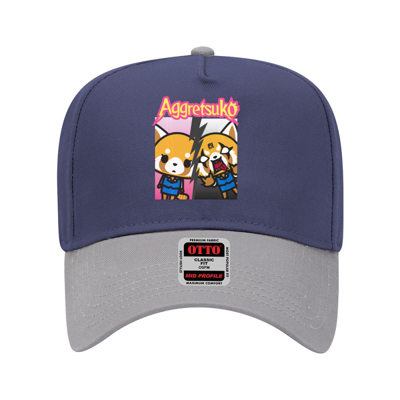 Aggretsuko Split Personality Adjustable Baseball Cap by Kandurip541 | Artistshot