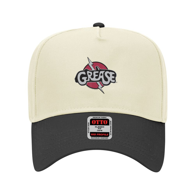 Grease Title Patch Adjustable Baseball Cap by laughingtuy | Artistshot