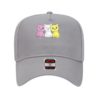 Twink Flag Pile Pride Lgbtq Cats Cute Twink Cat Adjustable Baseball Cap | Artistshot